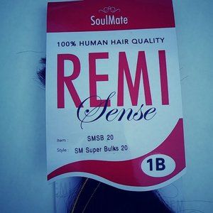 Soulmate Remi Sense Sup Bulk 20 1B 100% Human hair quality